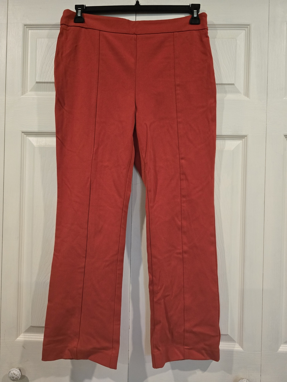 Ann Taylor Coral Boot-Cut Ponte Pants